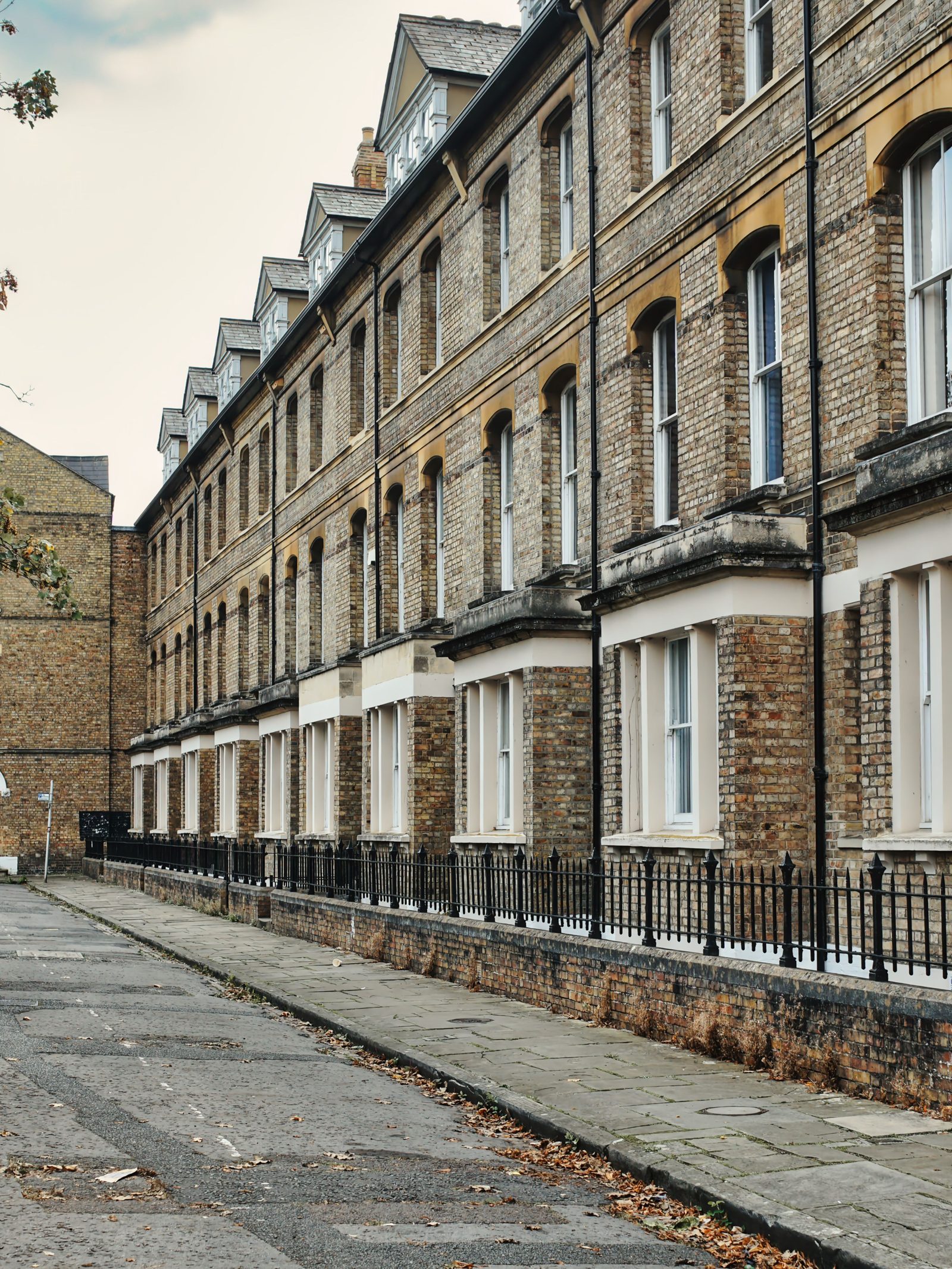 Victorian terraced street in the UK